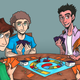 Ally and her friends from webcomic Validation, which has run since 2013. Illustration by artist Kelci Crawford.